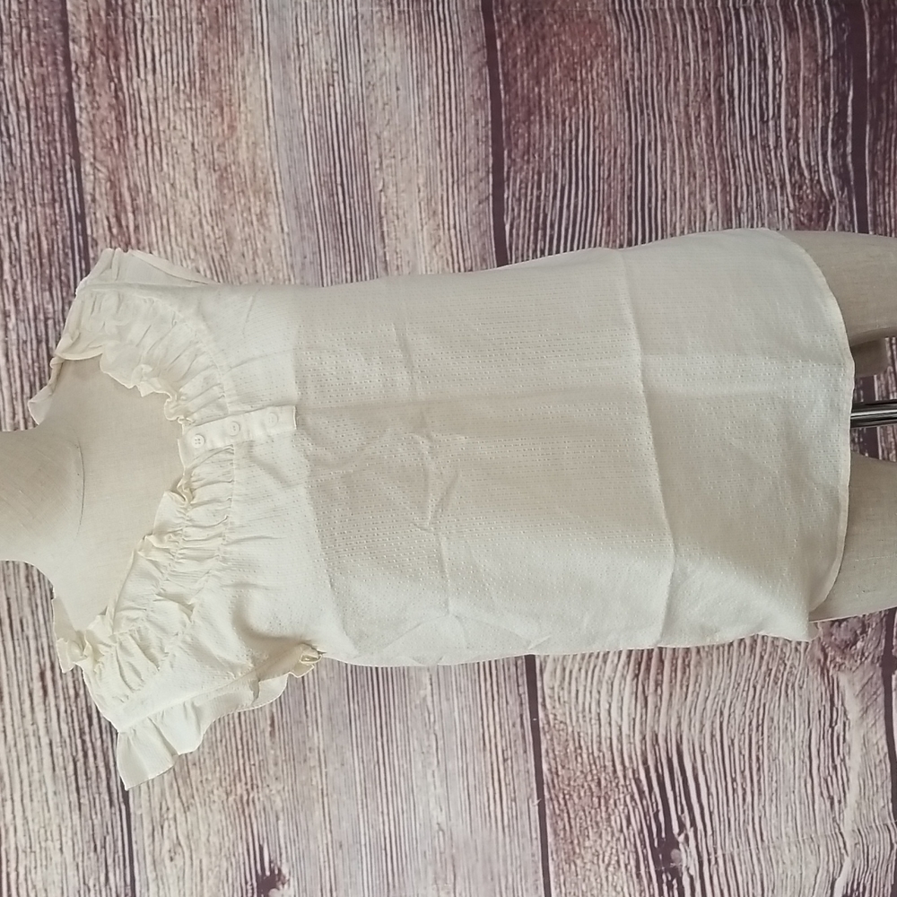 Club Monaco Sleeveless Blouse NWOT Silk Cotton Blend